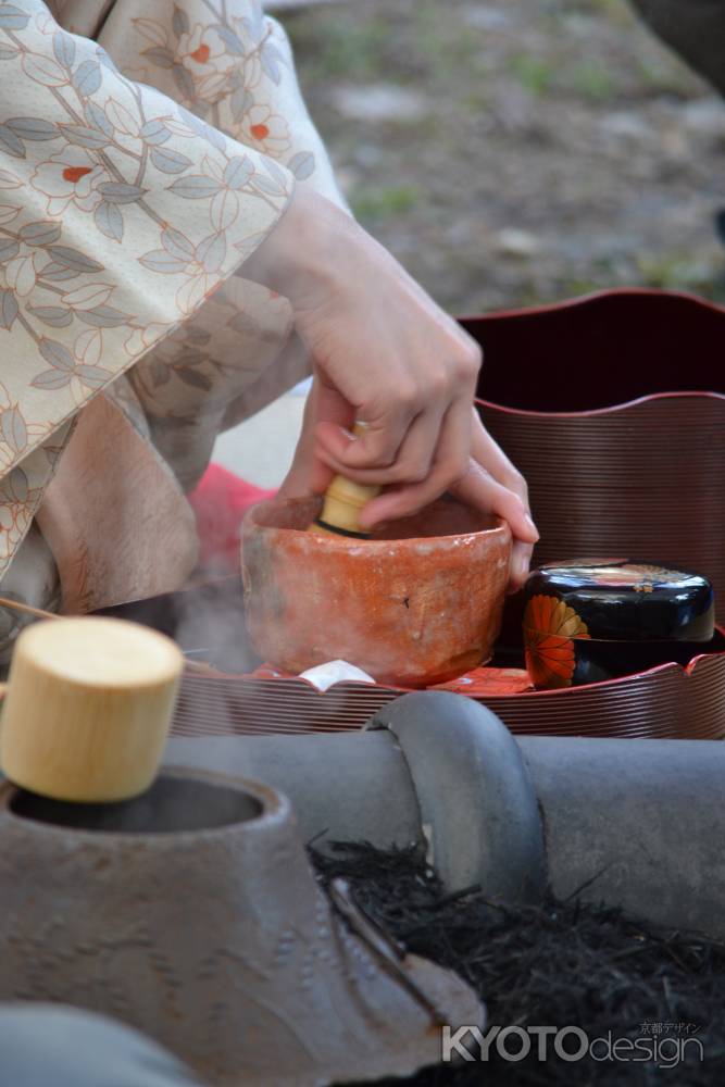 北野天満宮　梅花祭　野点