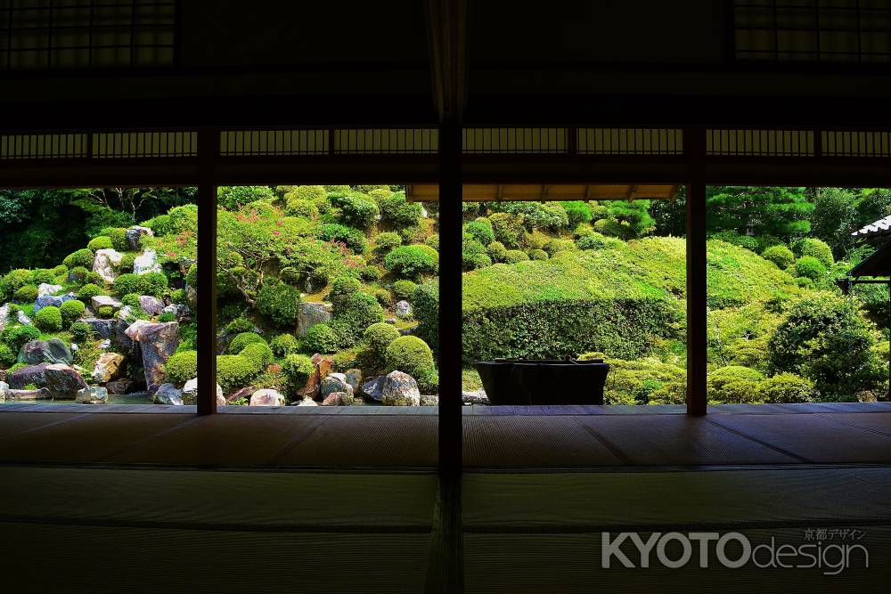 書院から望む庭園