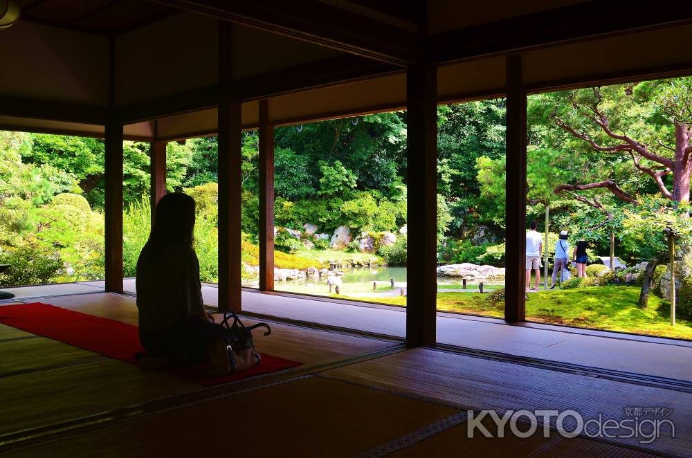 初夏の庭園　青蓮院