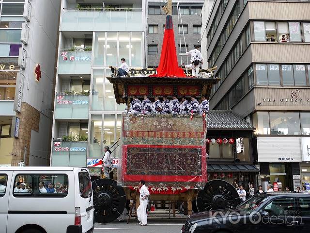 鉾　「曳き初め」