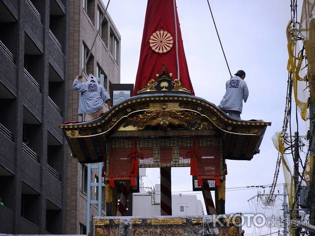 曳き初め　菊水鉾