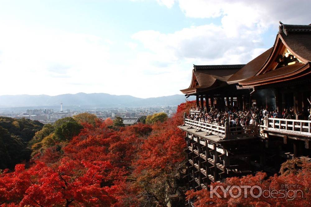 晩秋の清水寺