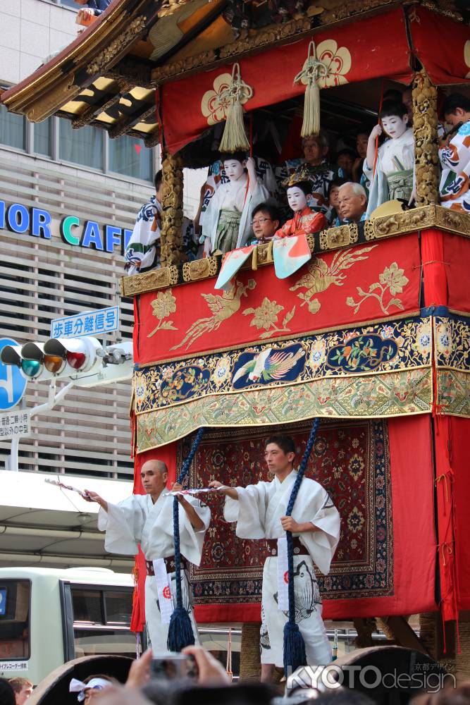 祇園祭　長刀鉾曳き初め3