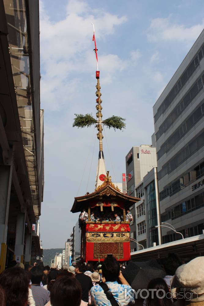 祇園祭　長刀鉾曳き初め