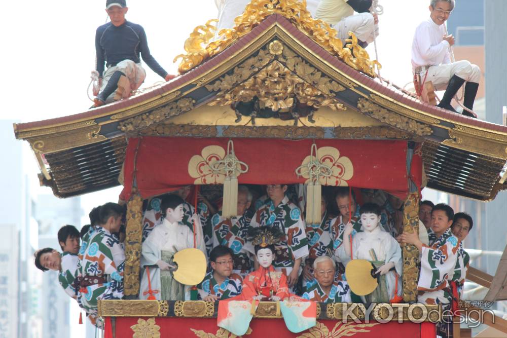 祇園祭　長刀鉾曳き初め1