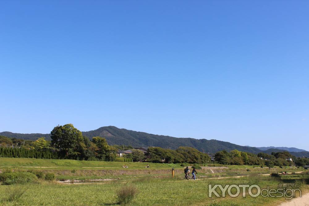 賀茂川と大文字山