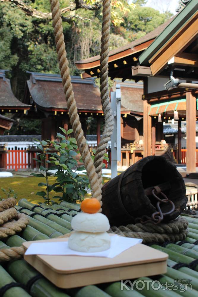 下鴨神社の鏡餅