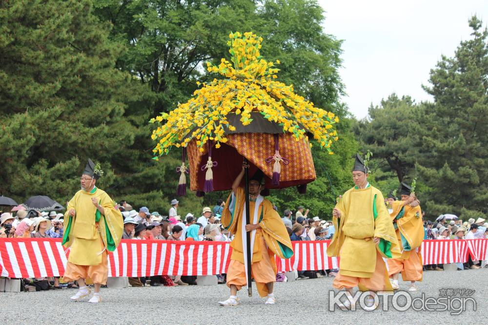 葵祭　京都御苑 花傘