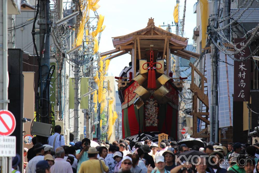 祇園祭　大船鉾曳き初め