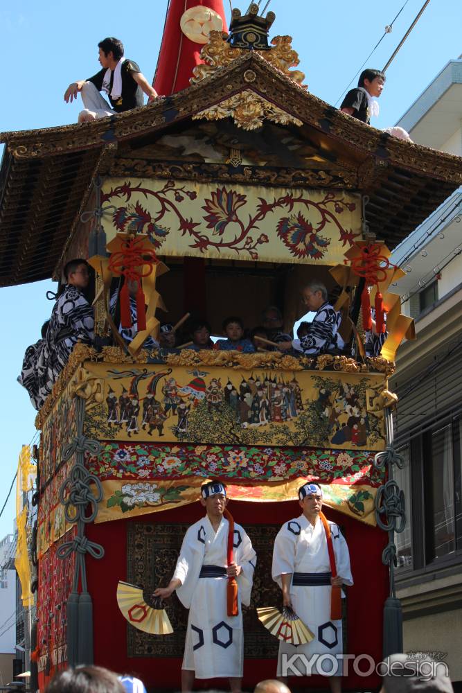 祇園祭　北観音山音頭取り