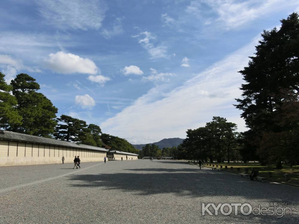 青空の京都御苑