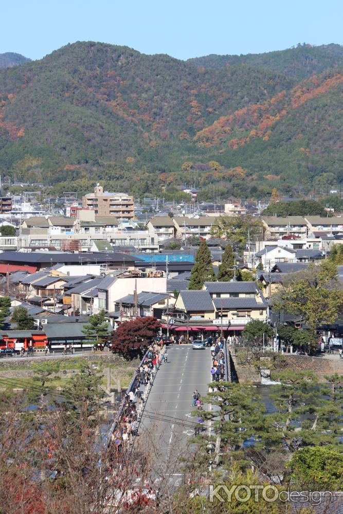 嵐山　虚空蔵法輪寺からの眺め