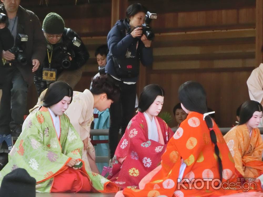 八坂神社　かるた始め式