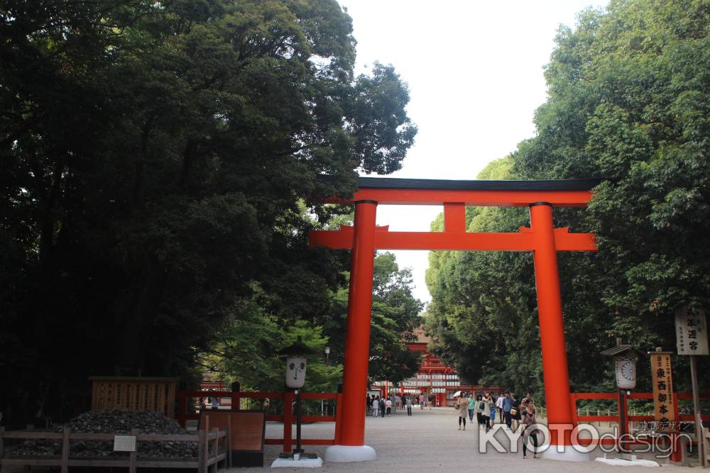 下鴨神社　鳥居１