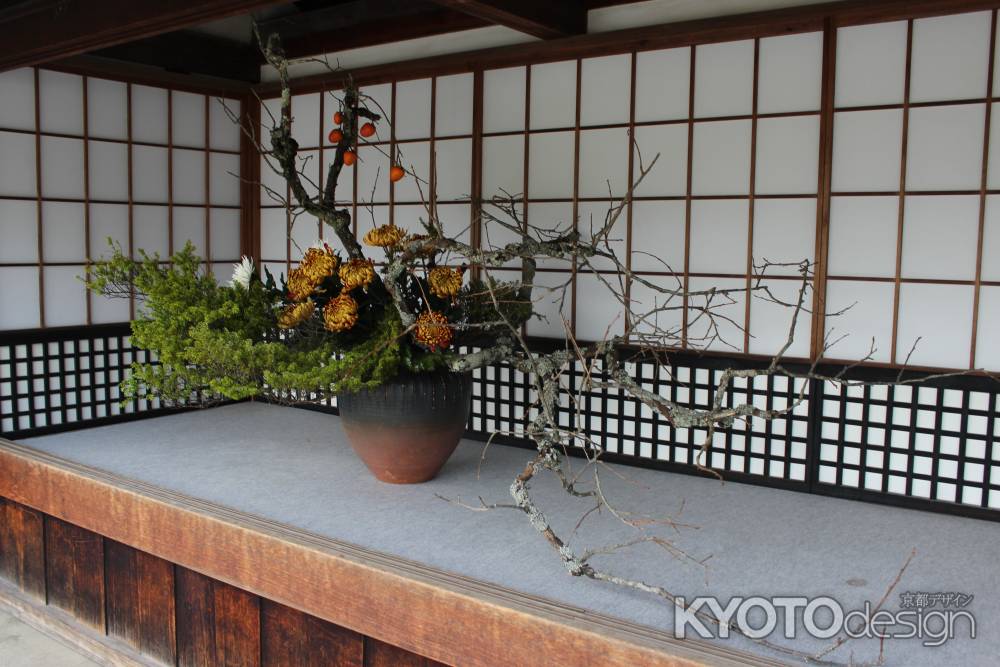 大覚寺　生け花嵯峨流