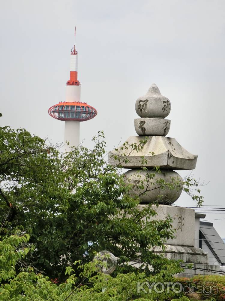 耳塚と京都タワー