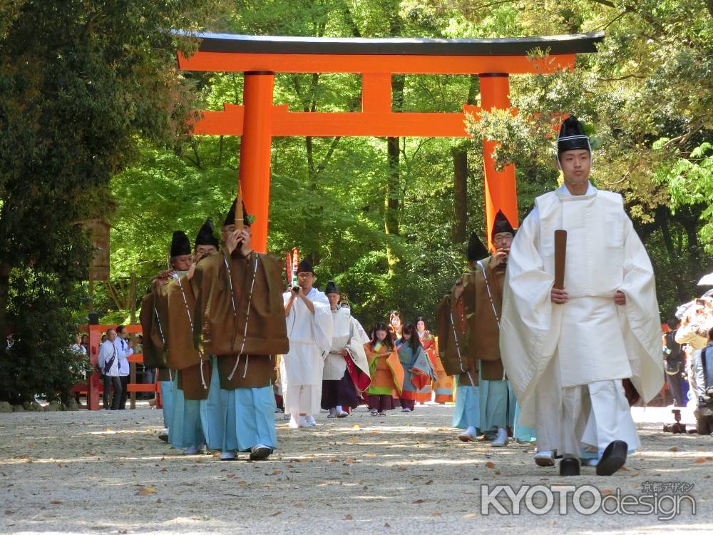 下鴨神社　斎王代御禊儀・古式道奉納