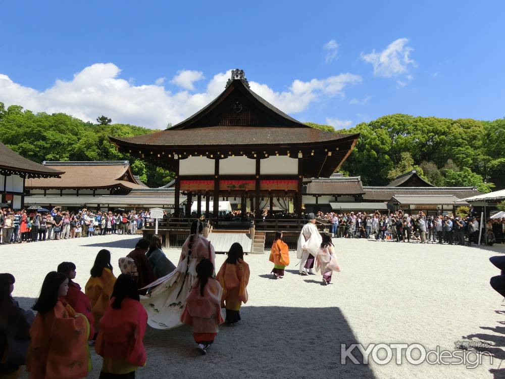 下鴨神社　斎王代御禊儀・古式道奉納3