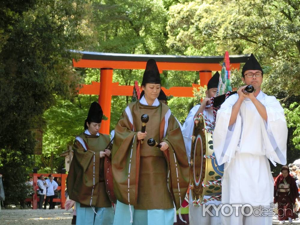 下鴨神社　斎王代御禊儀・古式道奉納4