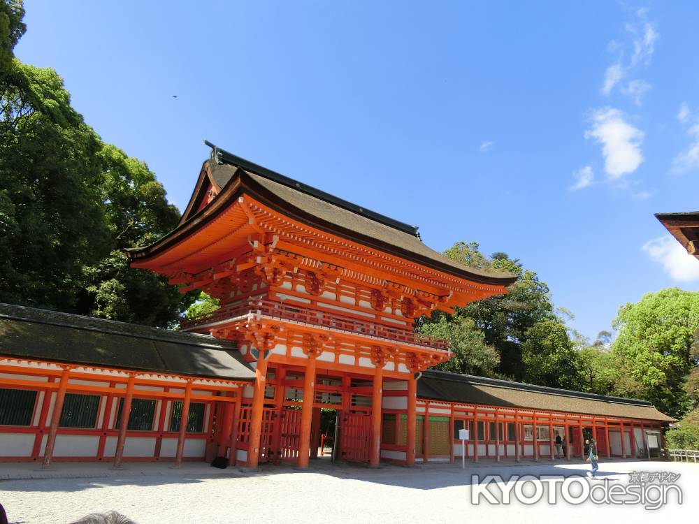 下鴨神社 五月晴れの櫻門