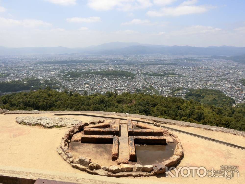 大文字山火床からの眺め