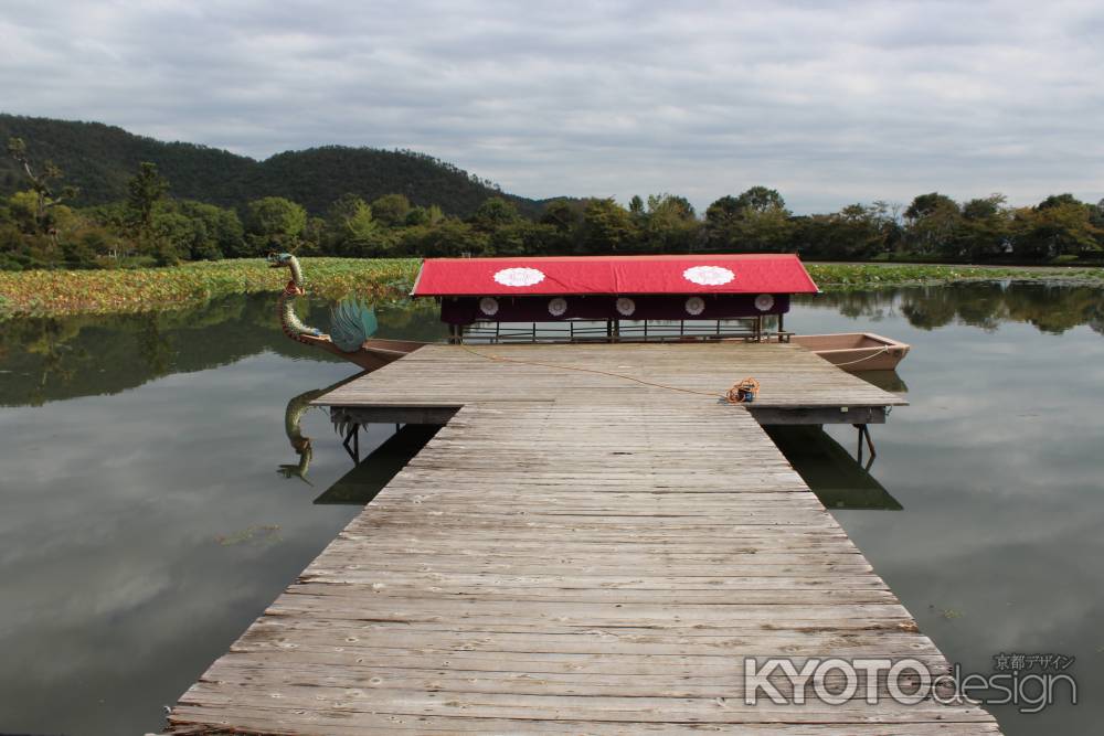 大覚寺　広沢の池 船