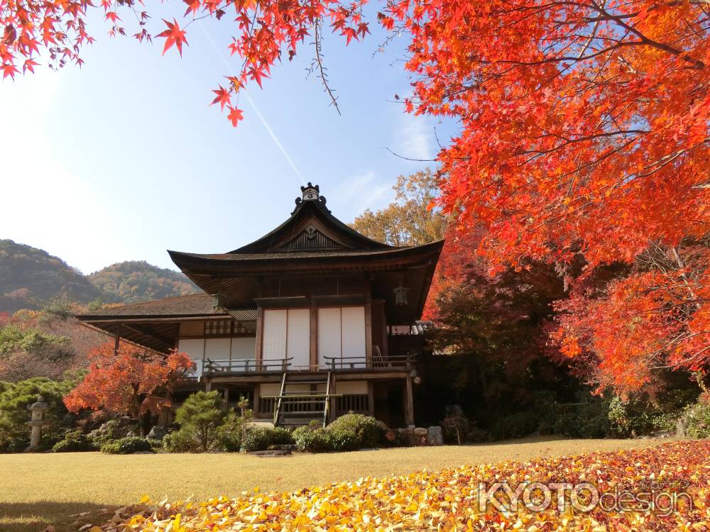 大河内山荘の紅葉