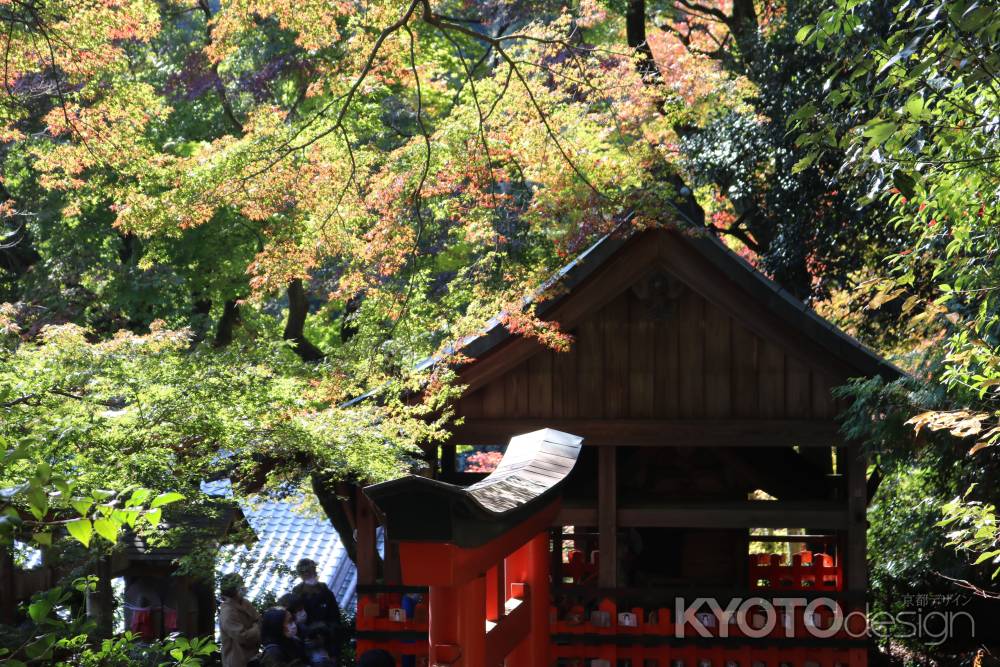 柳谷観音寺　紅葉