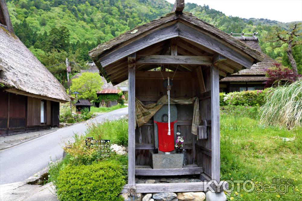 美山かやぶきの里のお地蔵様