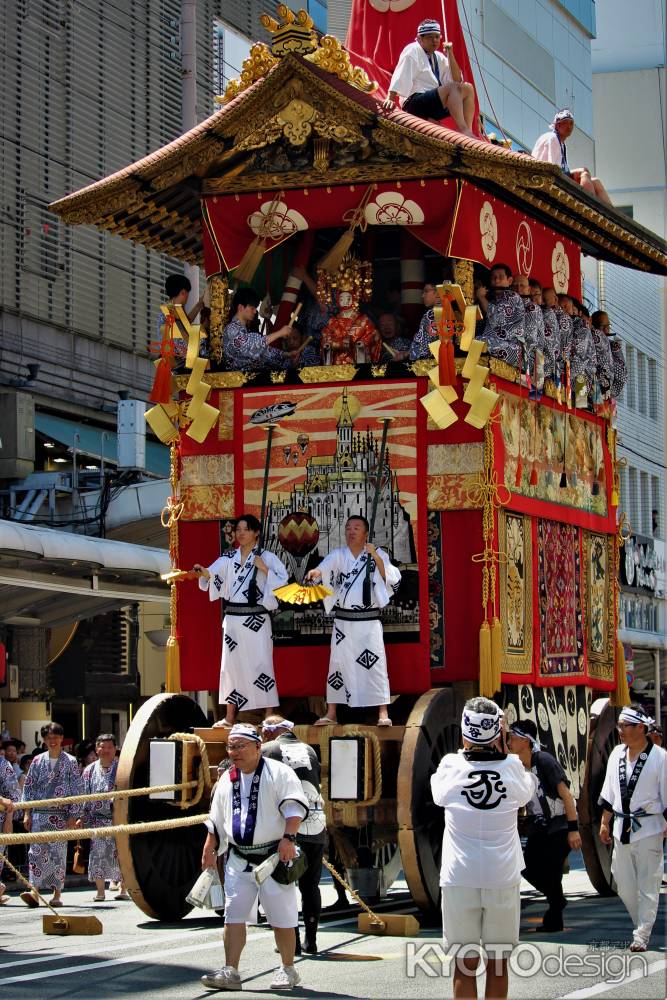 祇園祭山鉾巡行　函谷鉾