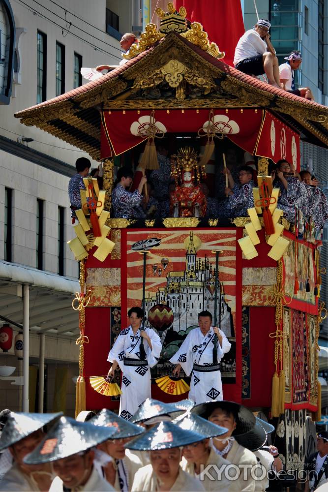 祇園祭山鉾巡行　函谷鉾