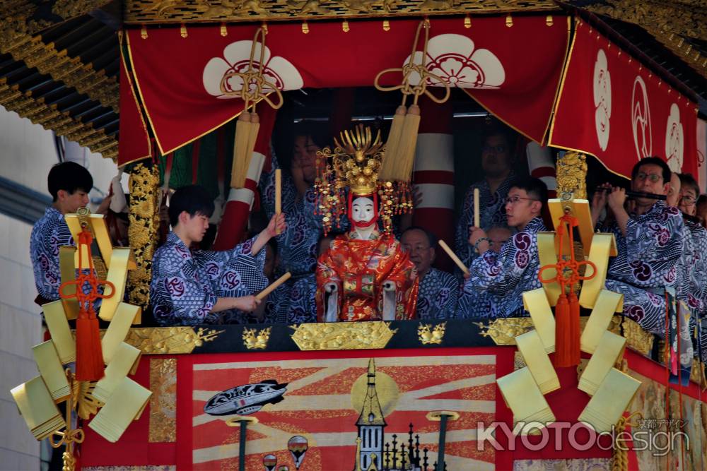 祇園祭山鉾巡行　函谷鉾