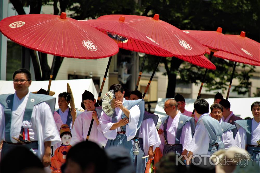 祇園祭山鉾巡行　綾傘鉾