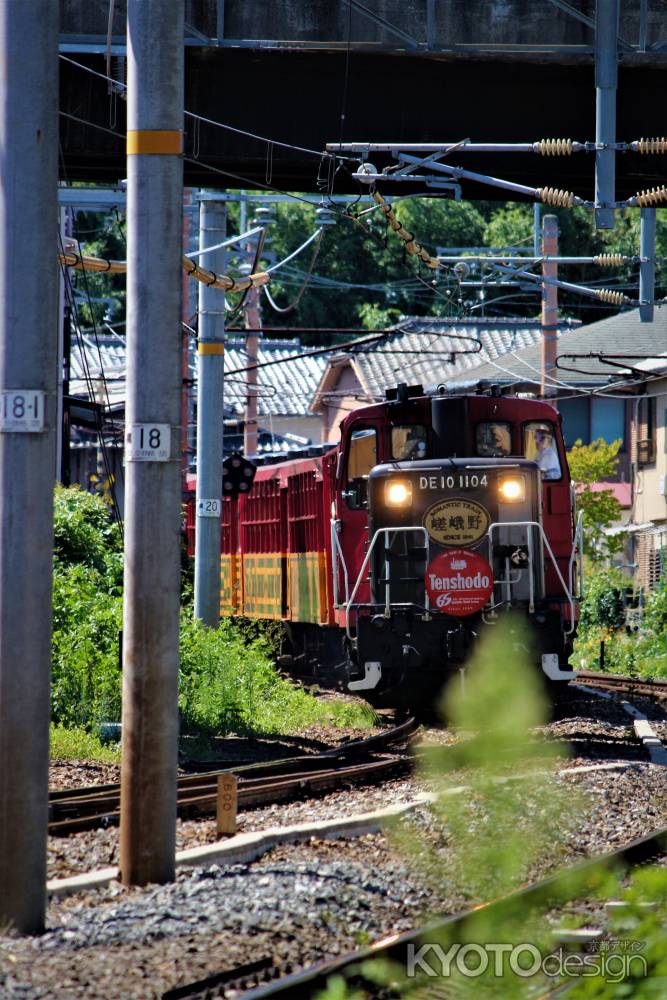 嵯峨野観光鉄道　トロッコ列車3