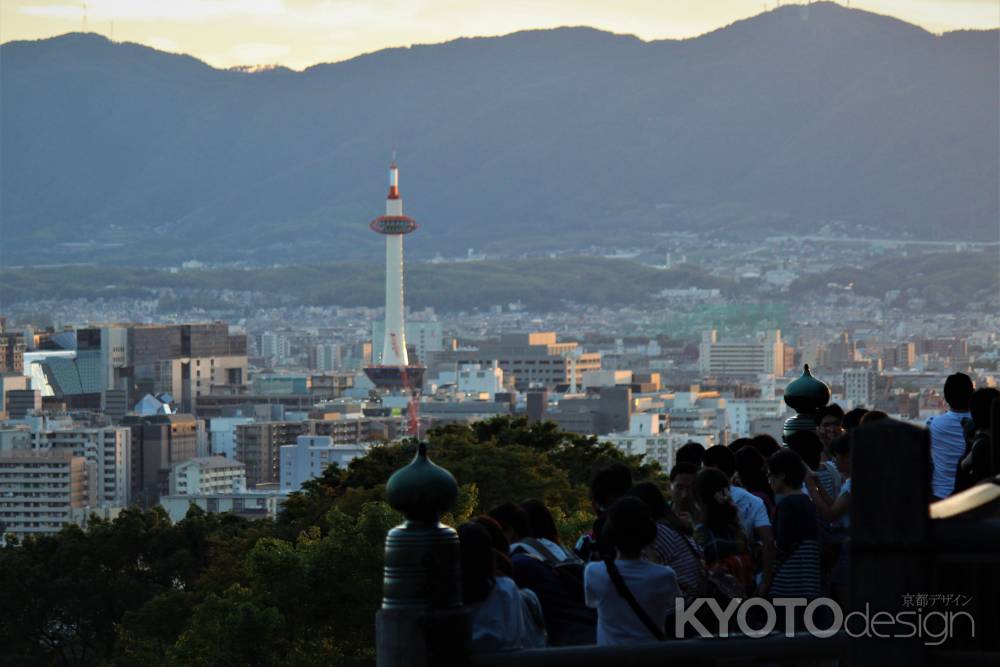 清水の舞台からの眺め