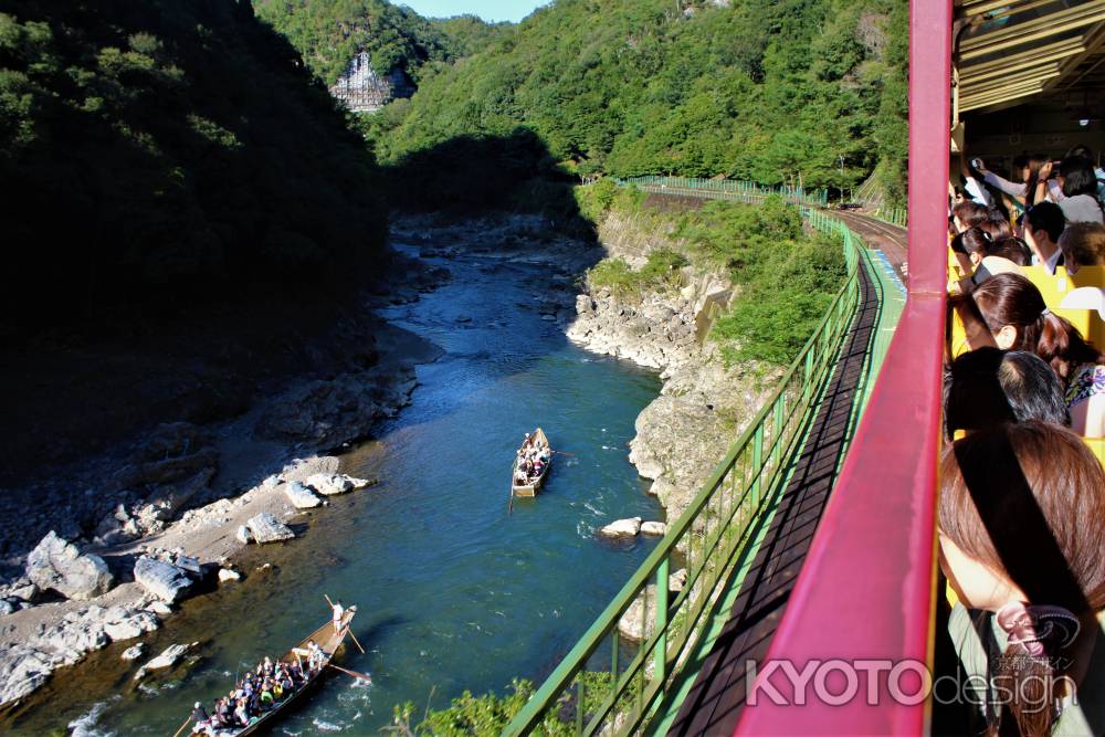 嵯峨野観光鉄道　トロッコ列車