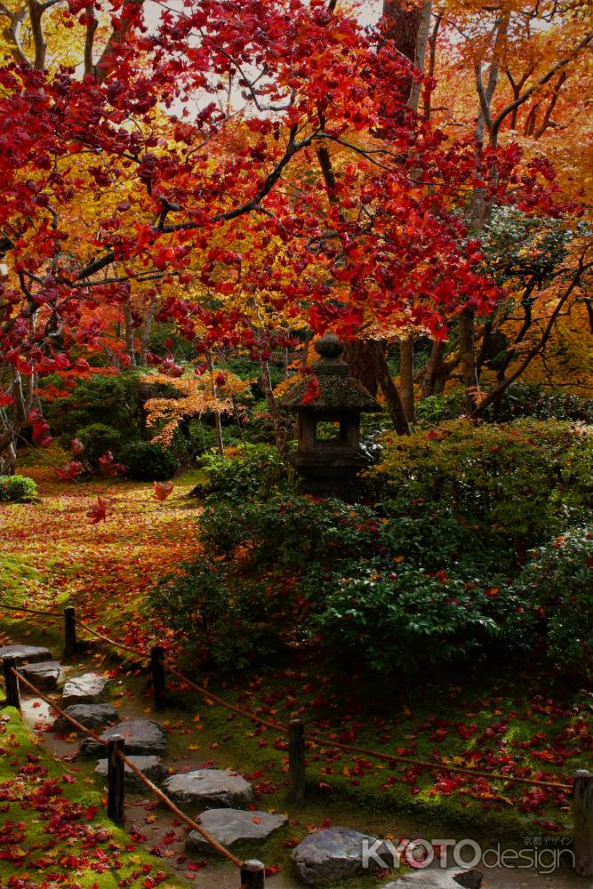 大河内山荘の紅葉