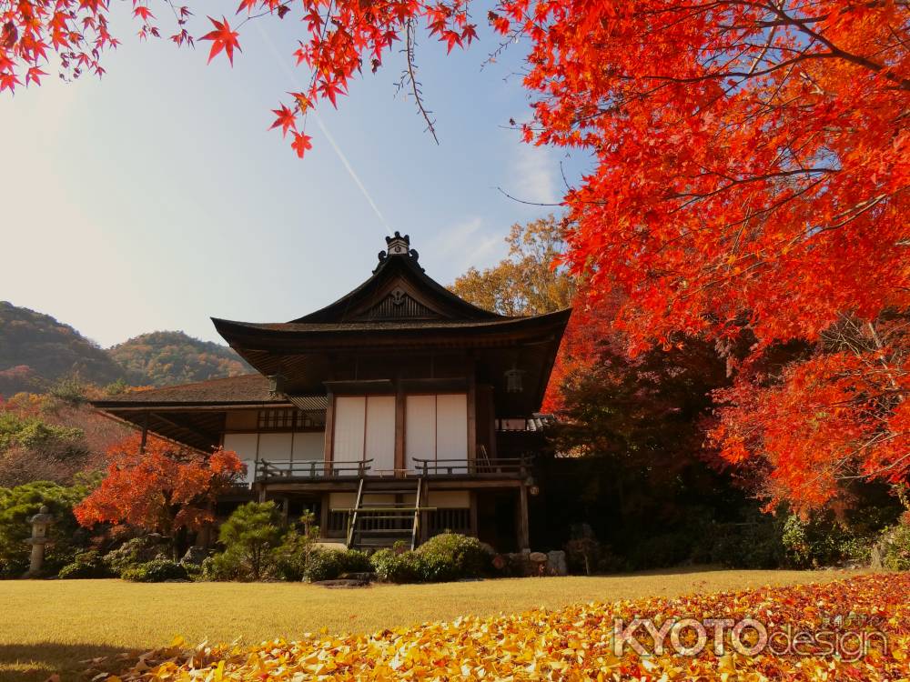 大河内山荘の紅葉