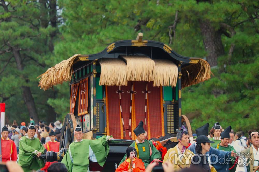 時代祭り　御所車　牛車