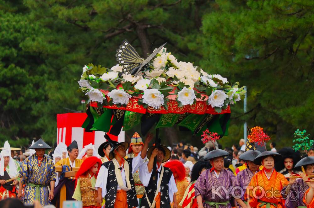 時代祭り　風流傘・風流踊り