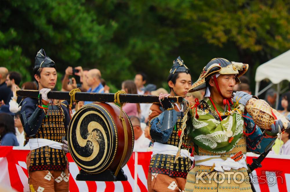 時代祭り　太鼓