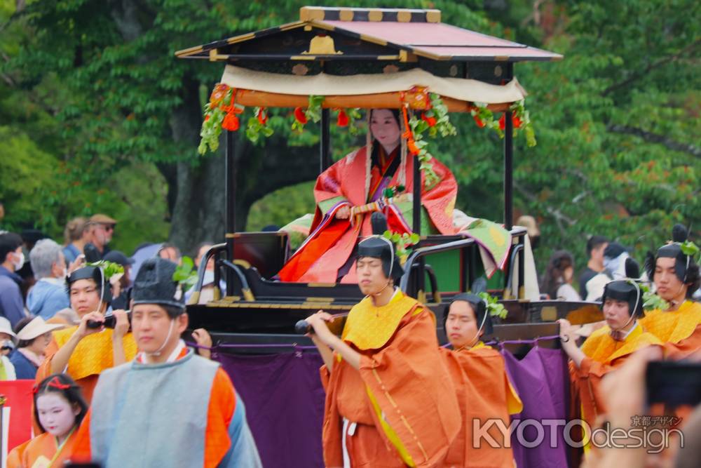 葵祭京都御苑　斎王代2