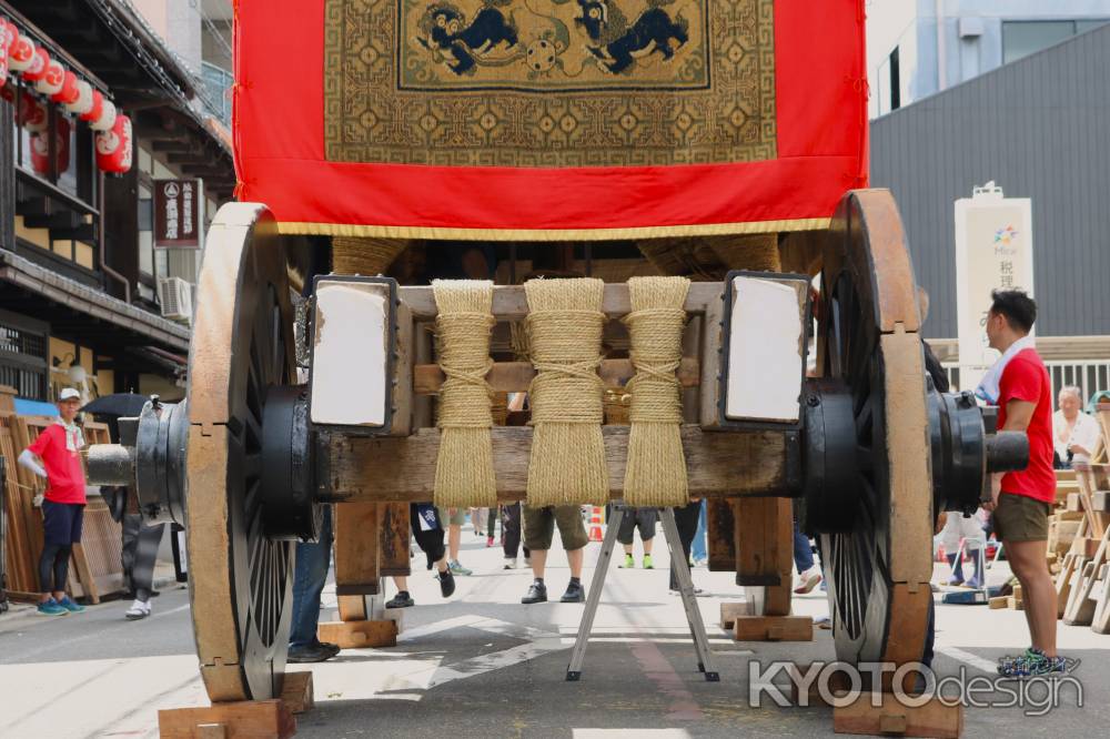 祇園祭山鉾建　岩戸山