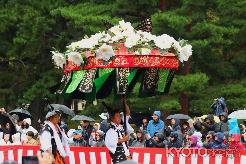 時代祭　風流傘