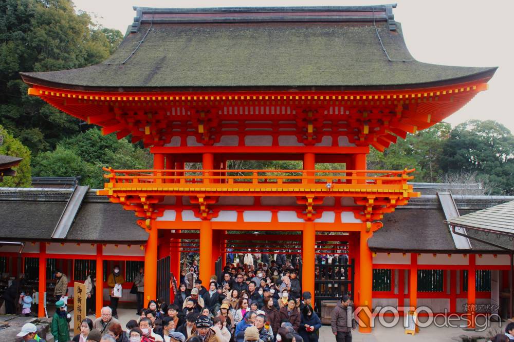 上賀茂神社楼門　初詣3