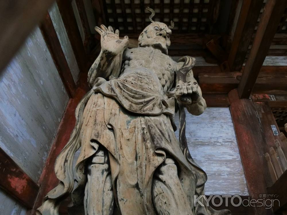 仁和寺　仁王さん　吽形像