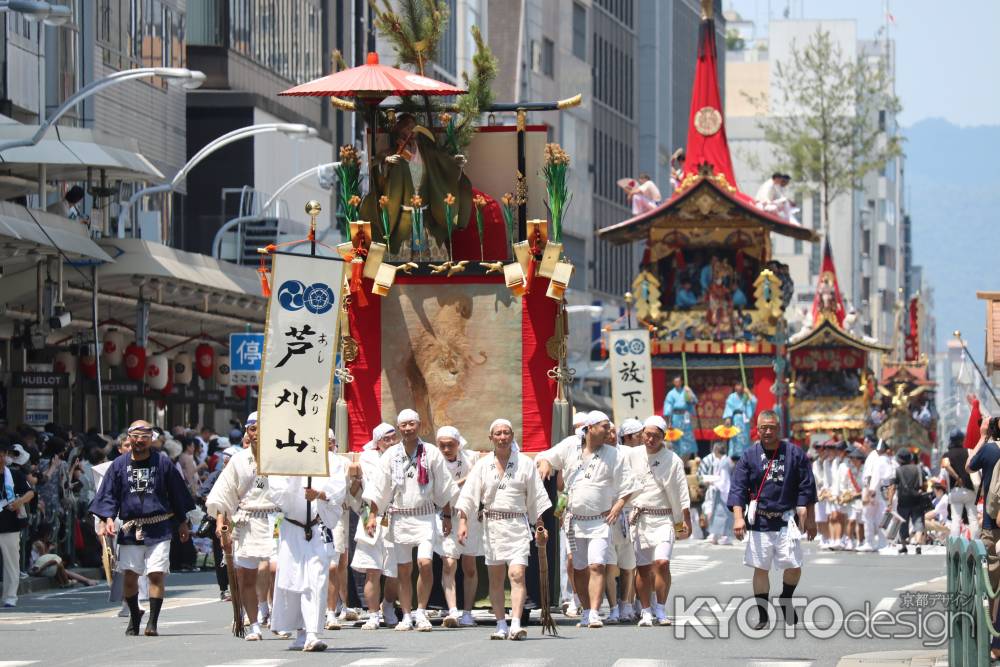 祇園祭　前祭り　芦刈山