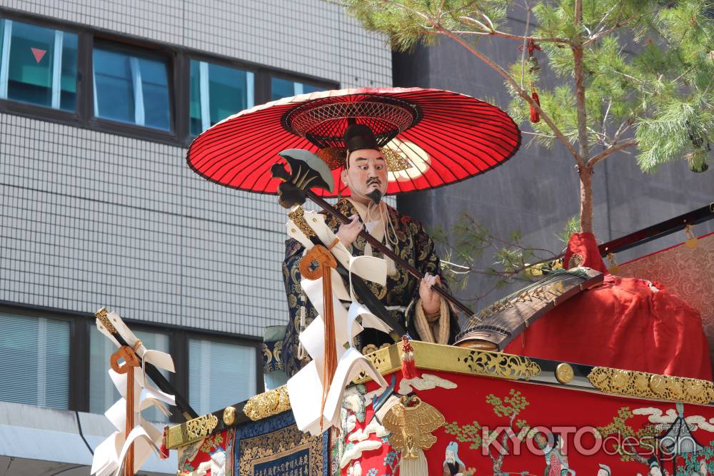 祇園祭　前祭り　伯牙山