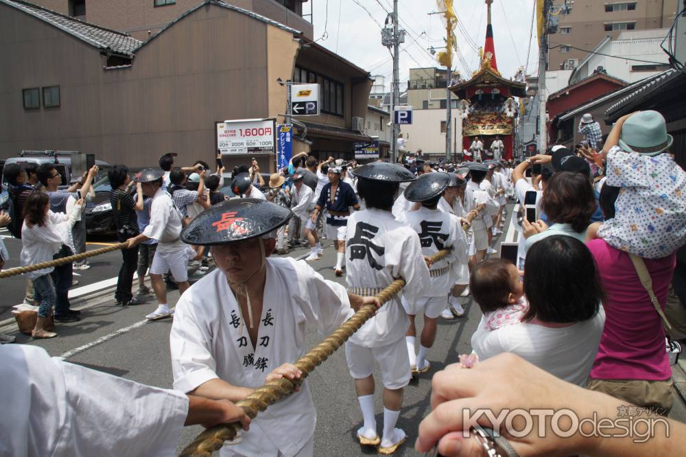 長刀鉾のお帰りー１