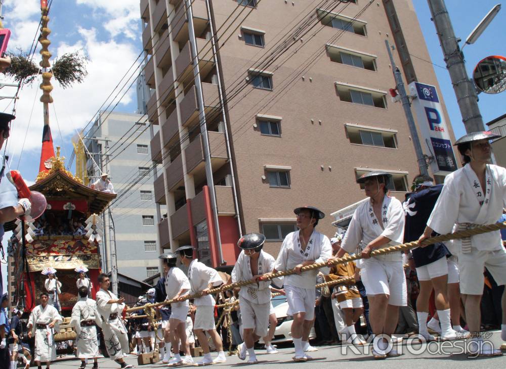 長刀鉾のお帰り③